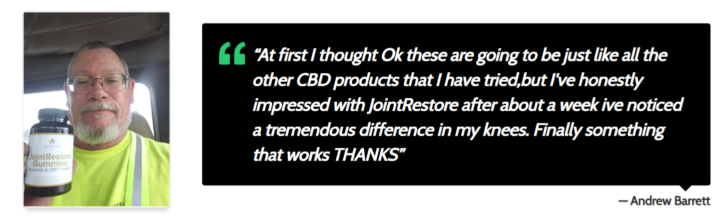 Joint Restore Gummies user reviews