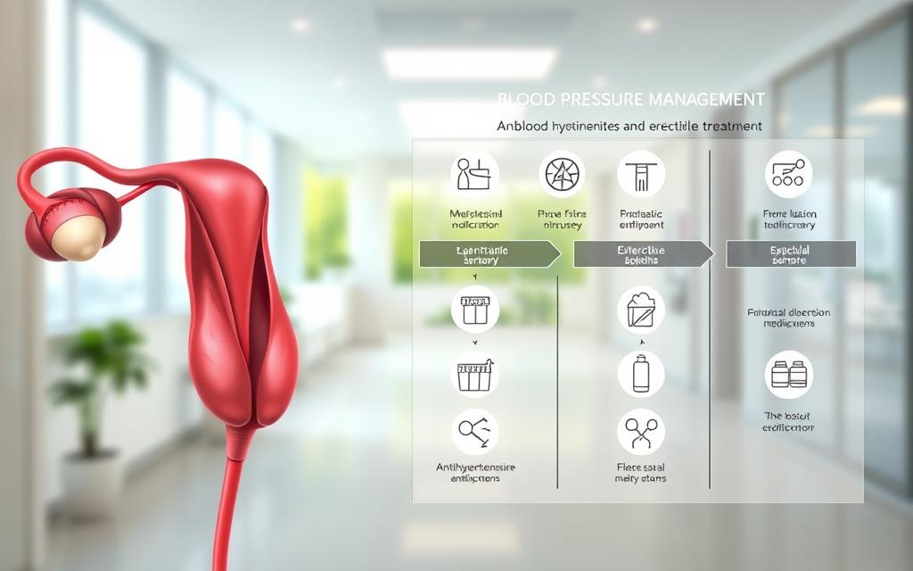 blood pressure management and ED treatment