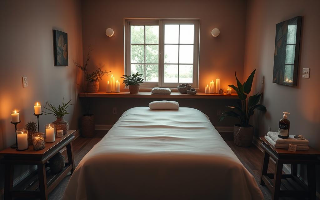 comfortable massage environment