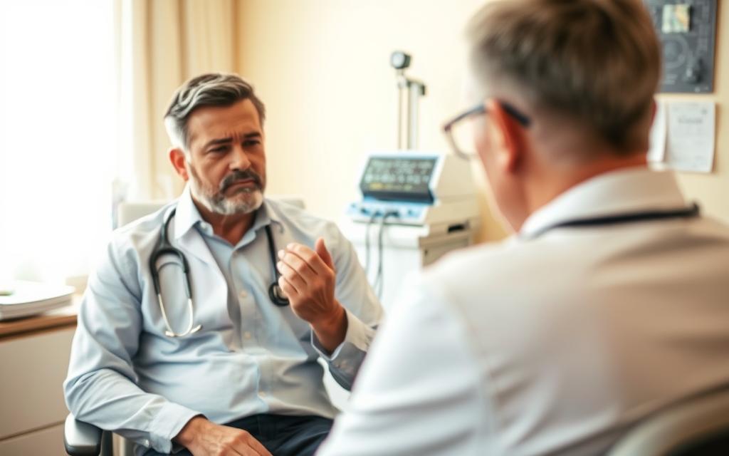 seeking medical help for ED